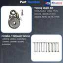 5.3 Engine Rebuild Overhaul Kit Timing Chain Kit & Head Gasket Bolt Set/Intake Exhaust Valve Fit For GM L83 Gen 5 Chevy Tahoe Suburban Silverado GMC Sierra 1500 Yukon 5.3L 2014-2020 HS26744PT 76291V