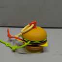 Aprilwolf Hamburger Suction Cup Toys Holder for High Chair, Stroller Baby Toys 6-12 Months & Toddlers, 3 Tethers Keep from Falling, Great for Restaurant & Car Seat Airplane Travel