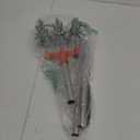 Rotary Cultivator Garden Rotary Tiller Adjustable Stainless Steel Poles Hand Tiller for Soil Mixing or Reseeding Grass Lawn Tiller Total Length 57 Inch