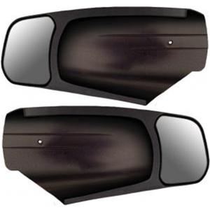 CIPA 10950 Chevrolet/GMC Custom Towing Mirror - Pair, Black, 18 Inches