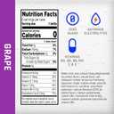 Propel Electrolyte Enhanced Water Sports Drink, Grape Flavored Water, Zero Calorie & Zero Sugar Hydration with Electrolytes and Vitamins C & E, 12 fl oz Water Bottles (8 Pack) (EXP 07/18/26)