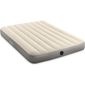 Intex 64102E Dura-Beam Standard Single-High Air Mattress: Fiber-Tech  Full Size  10in Bed Height  600lb Weight Capacity  Pump Sold Separately