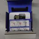 WUBEN G5 Rechargeable EDC Flashlight, Powerful RGB Flashights, 400 Lumens Portable Flat Mini Flashlights, Waterproof Multi-Mode Magnetic Small Keychain Flashlight for Camping, Emergency (Green)