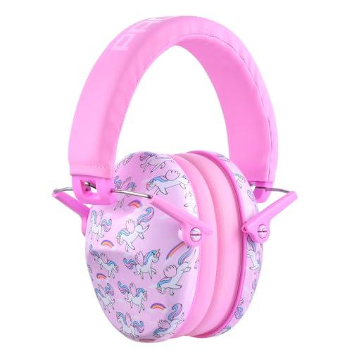PROHEAR 032 Kids Ear Protection - Noise Cancelling Headphones Ear Muffs for Autism, Toddlers, Children - Pink