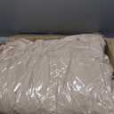 Winter Gazebo Cover for 10x12 Outdoor Hardtop Gazebos, Waterproof Enclosed Canopy Protective Covers Gazebo Accessories with 4 Sand Bags (Beige)