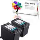 Remanufactured Ink Cartridge Replacement 2 Pack for HP 21 for PSC 1410 Deskjet F380 F2180 F2280 D1460 F4180 (2 Black)