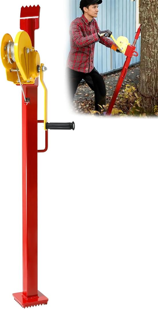 Tree Pusher Jack, Forestry Tree Jack for Hardwood, Heavy Duty Hydraulic Pusher with Crown Control for Safe Tree Felling, Suitable for Large-Scale Forestry Operations