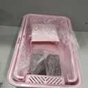 Stainless Steel Litter Box | Enclosed Cat Litter Box with Lid for Big Cats,  X-Large