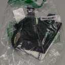 Hanes Women's Originals Triangle Bralette Pack, Breathable Stretch Cotton Bras, 2-Pack Large, Black and White 