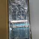 Cisily Sink Caddy Sponge Holder for Kitchen, 304 Stainless Steel Rustproof, Kitchen Sink Caddy with High Brush Holder, Dish Sponge Organizer with Divider(Silver) (9.25)