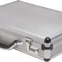 RoadPro SPC-931R 17.5" x 4" x 13" Silver Aluminum Briefcase,Medium