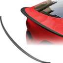 Spoiler Wing Compatible with Tesla Model Y 2020 2021 2022 2023 2024 Rear Trunk Lip Tail Lid Accessories ABS Strong Adhesive Matte Carbon Fiber Style