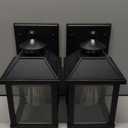 Solar Sconce Lights Outdoor Wall Mount Solar Porch Light Exterior Waterproof with 3 Lighting Modes and Motion Sensor 3000K Dusk to Dawn Wall Lantern for Garage Front Door Home Barn Shed House 2Pack