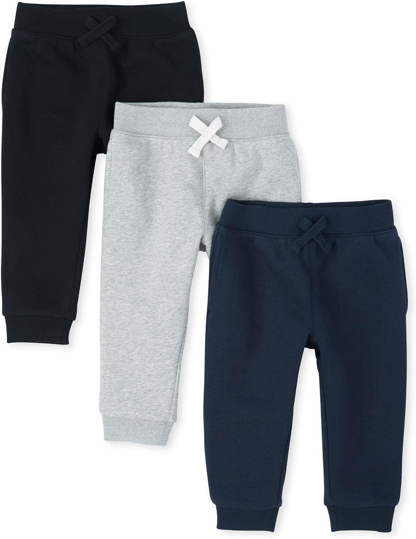 The Children's Place Baby Boys' Active Fleece Jogger Pants 5T US