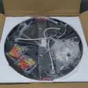 VONLUCE Flush Mount Ceiling Lights, 3-Light Hallway Ceiling Lighting Fixtures, 13 inch Farmhouse Metal Cage Ceiling Lights for Entryway Kitchen, Adjustable Lamp Holders, 2 pcs, Black