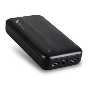 HELIX TurboVolt+ 10,000 mAh Power Bank USB-C & USB-A Ports, Black 