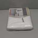 AmazerBath White Shower Curtain Fabric, Waffle Shower Curtains for Bathroom, Cloth Shower Curtain Heavy Duty, Thick Bathroom Shower Curtains Hotel Quality, Premium Polyester, 72x72 Inches