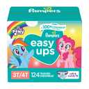 Pampers Training Pants - Easy Ups Girls & Boys - Size 3T-4T, 124 Count, My Little Pony Potty Underwear 