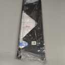 Stainless Steel Stove Gap Covers (2PCS),Stove Gap Filler,Range Trim Kit,Stove Gap Guard for Kitchen Oven Between Stovetop and Counter,Easy Clean Heat Resistant,Adjustable Length 13.8'' to 27.5'',Black