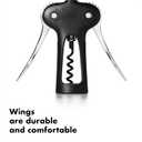 OXO Good Grips Winged Corkscrew and Bottle Opener, Black