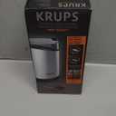 KRUPS Electric Coffee Grinder: 3 oz Capacity, 200 Watts - Versatile for Beans, Spices, Nuts - One-Touch Operation, Customizable Grind for 12 Cups - Ideal for Espresso, French Press (Stainless Steel)