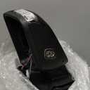 Right Passenger Side Mirror Fits 2021-2025 Ford F150 With Manual Folding Power Glass Heated Blind Spot Turn Signal Puddle Light Temperature Sensors Matte Black Replace#ML3Z17682SA(13Pins)