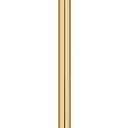 Ivilon Countertop Paper Towel Holder - Modern Knurling End Cap Minimalist Design - Color Gold Polished