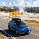 Zorik 300LBS Heavy Duty Roof Rack Cross Bars for VW Tiguan 2018-2026 & Taos 2022-2026 (with Side Rails, Not for Limited), Lockable Anti-Theft Aluminum Rooftop Cargo Bars with 2 Straps
