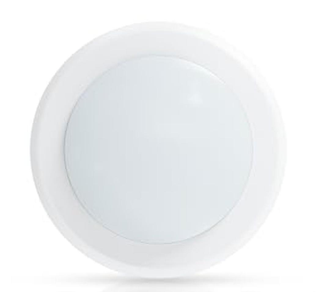 6inch LED Flush Mount Disc Light, 16.5W Dimmablel Ceiling Lighting Fixture, 4000K Cool White 1000Lm, Low Profile Aluminum Trim Surface Mount Downlight, ETL & FCC Listed, Pack of 1