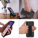 Case for Alcatel TCL 4X 5G (T601DL) / TCL 20 A 5G Phone Case with Hidden Folding Telescopic Kickstand/Stand Shockproof Protective Cover Silicone TPU Case - Black