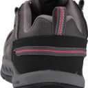 KEEN Utility Women's Flint 2 Low Height Leather Steel Toe Work Shoes, Magnet/Rose, 8 Wide US