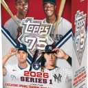 2026 Topps Baseball Series 1 Blaster Box of Packs with Possible Retail Exclusive Holo Foil Parallels and Blaster Exclusive Spring Training Variation Cards