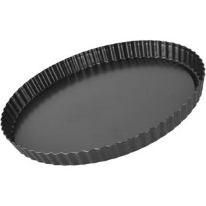 Tart Pan with Removable Bottom, Non Stick Quiche Baking Dish, Large Fluted Quiche Pan for Baking, 13 Inch