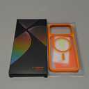 TORRAS Stronger Magnetic & Shockproof for iPhone 17 Pro Max Case, Fit for MagSafe, Military Grade Drop Protection, Camera Control, DIY Button, Slim for iPhone 17 Pro Max Case Translucent Orange