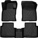 Aiqiying Floor Mats Compatible with Ford Escape 2020-2025 ModelsAll Weather Carpet Liners Waterproof Durable Custom-Fit Front Rear Rows Full Set Protection TPE Accessories