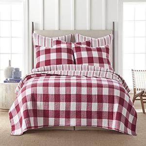 Flannel Checkered Quilt Size:

King Quilt + 2 Standard Shams