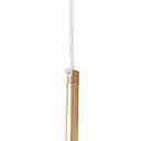 Gold Modern Chandelier, mini Ring Crystal Chandelier, Acrylic Shade, LED tri-Color dimmable, Suitable for Kitchen Island Dining Room Bedroom Adjustable Chandelier (annular)