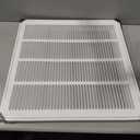 Return Air Filter Grille Fit 20x20 Duct Opening, Steel Air Return Vent Cover Grill, HVAC Vent Covers for Wall and Ceiling, Holds 1" Thick AC Filter