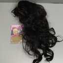 Glueless Wig Side Part Body Wave Hair Synthetic Lace Front Wigs wear and go Natural Black Hair 13x4x1 HD Lace Front Wig -24inch (1B)