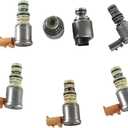 7pcs 8683167 5 Speeds Transmission Shift Solenoid Kit for 1999-2005 Duramax 1000/2000 Allison Replace OE 8683167 D116420A 29533074 29533075 29536833 Refurbished