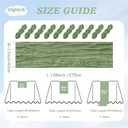 10Pack Sage Green Cheesecloth Table Runner Sheer Gauze Cheese Cloth Table Runners, Sage Green Table Runner for Wedding Party Baby Shower Home Decor
