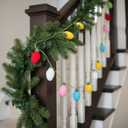 Veemoon 1PC Felt Ball Garland Adorable Xmas DIY Knitted Hanging Decor Decorative Xmas Outdoor Party Pendant