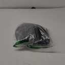 COCOPEAR Women's Elegant Crossover One Piece Swimdress Floral Skirted Swimsuit Matt Black Large