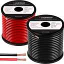 8 Gauge Wire, for Automotive Power/Ground, Battery Cable, Car Audio, RV, Amp, CCA, Automotive Wire, Amp Kit, Battery Cables, Wiring Kit, (30 feet Each- Black/Red)