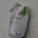 Saucony Men's Multi-Pack Mesh Ventilating Comfort Fit Performance No-Show Socks, White Repreve (6 Pairs), Large