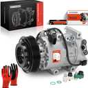A-Premium Air Conditioner AC Compressor with Clutch Compatible with Hyundai Tucson 2010-2013, Tucson 2014-2015 L4 2.4L & Kia Sportage 2011-2016
