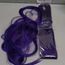 Long Purple Braiding Hair Pre Stretched -Purple Hair Extensions for Braids Synthetic Braiding Hair for Stage Party Halloween Costume Cosplay (purple, 24 Inch(Pack of 2))