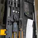 Digital Torque Wrench Set, 1/2"&3/8" Torque Wrench Digital with Dual Direction Ratchet, 3.8-250.8 Ft.lb & 0.66-44.29Ft.lbs Range, 1% Accuracy with Vibration, Buzzer and LED Alert