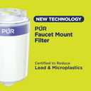 PUR Water Filter Replacement for Faucet Filtration Systems (1 Pack) Compatible with all PUR Faucet Filtration Systems