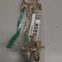 Fleur De Lis Wrought Iron Candle Sconces Set of 2, Rustic Candle Holders Hanging for Living Room Farmhouse Fireplace Wedding (Antique Copper)